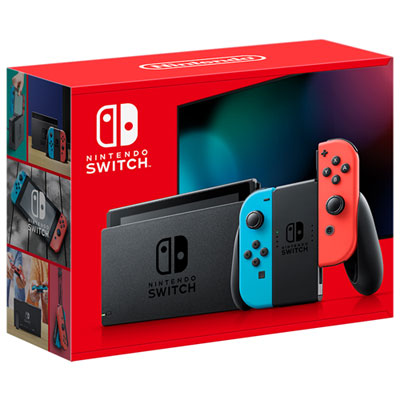 Image of Nintendo Switch Console with Neon Red/Blue Joy-Con (2022)
