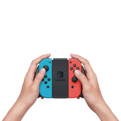 Nintendo Switch with Neon Blue and Neon Red Joy‑Con HADSKABAH