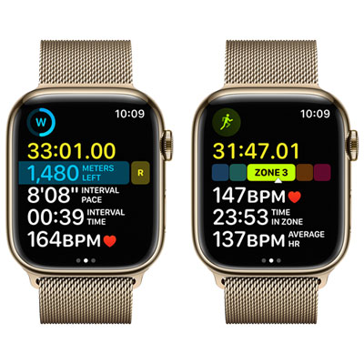 Rogers Apple Watch Series 8 (GPS + Cellular) 45mm Gold Rogers Apple Watch Series 8 (GPS + Cellular) 45mm Gold