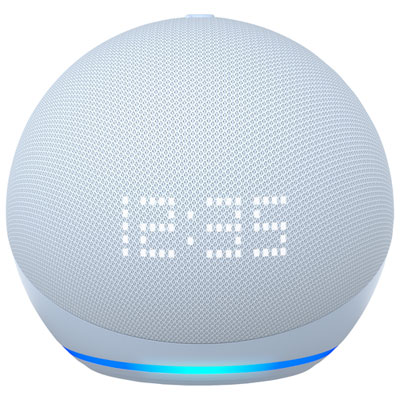 Echo Dot (4th Gen) Smart speaker with clock and Alexa Glacier White  B07XJ8C8F7 - Best Buy