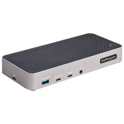 StarTech USB-C Triple Monitor Docking Station with Power Delivery (116N-USBC-DOCK) - Space Grey I love the fact that I can have an extra (3rd) external monitor with this docking station