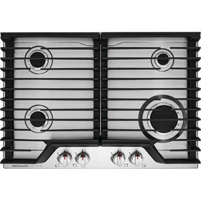 Image of Frigidaire Gallery 30   4-Burner Gas Cooktop (GCCG3046AS) - Stainless Steel