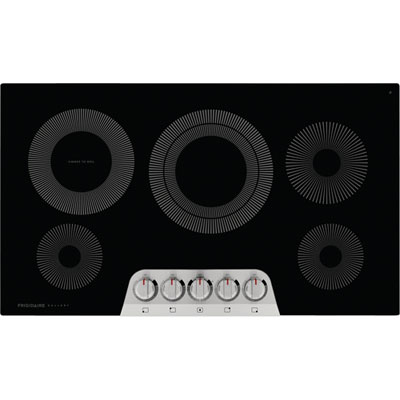 Image of Frigidaire Gallery 36   5-Element Electric Cooktop (GCCE3670AS) - Stainless Steel