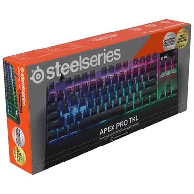 SteelSeries Apex Pro TKL Backlit Mechanical Ergonomic Gaming
