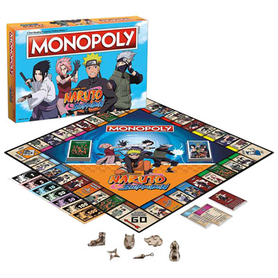Image of Monopoly: Naruto Shippuden Edition Board Game - English