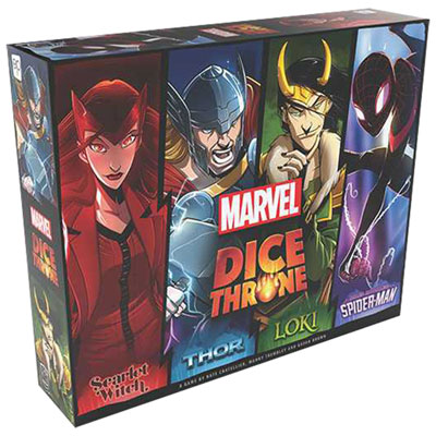 Image of Marvel Dice Throne 4-Hero Box Board Game - English