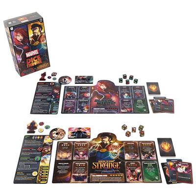 Image of Marvel Dice Throne 2-Hero Box Board Game - Black Widow & Doctor Strange - English