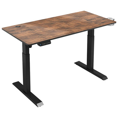 Image of LjubLjana 47   Electric Height Adjustable Sit-Stand Desk - Wood