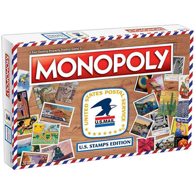 Image of Monopoly: U.S. Stamps Edition Board Game - English
