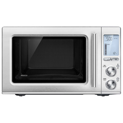 Image of Refurbished (Good) - Breville Smooth Wave Soft Close 1.2 Cu. Ft. Microwave (RM-BMO850BSS1BCA1) - Brushed Stainless Steel - Remanufactured by Breville