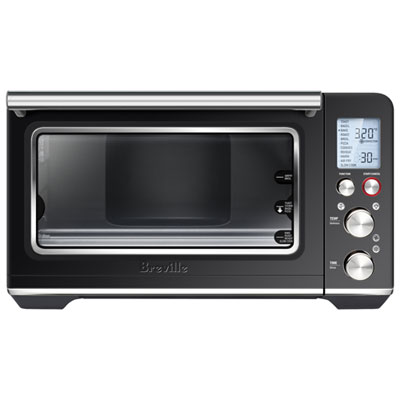 Image of Refurbished (Good) - Breville Smart Oven Air Fryer Convection Toaster Oven - 0.8 Cu. Ft./22.6L - Black Truffle - Remanufactured by Breville
