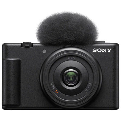Sony ZV-1F Content Creator Vlogger 20.1MP Digital Camera - Black