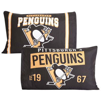 Image of NHL 2-Piece Pillowcase - Pittsburgh Penguins