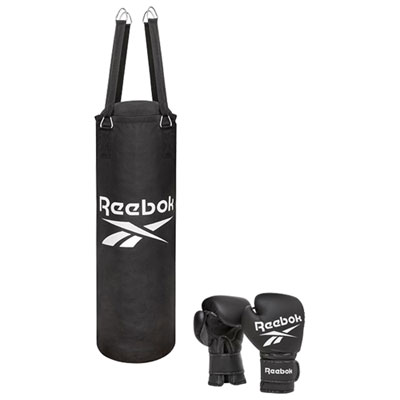 Image of Reebok 3 Ft. Heavy Boxing Bag & Gloves