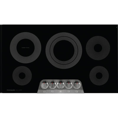 Image of Frigidaire Gallery 30   5-Element Electric Cooktop (GCCE3070AD) - Black Stainless Steel