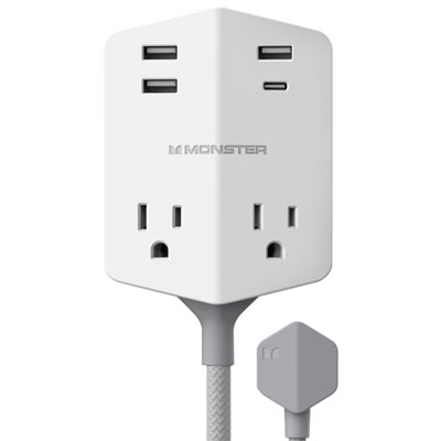 Image of Monster Power Shield 2-Outlet 4-USB Surge Protector
