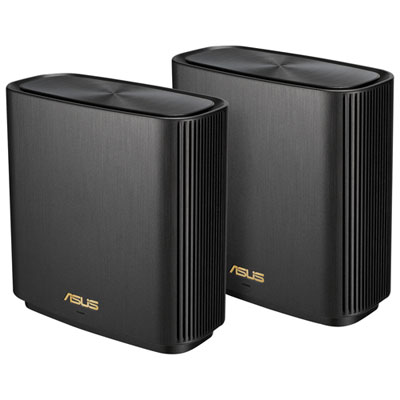 Image of ASUS ZenWiFi XT9 Whole Home Mesh Wi-Fi 6 System - 2 Pack - Black