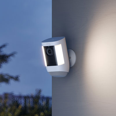 Ring Spotlight Cam Pro (Battery) Wire-Free Wi-Fi 2K Camera with