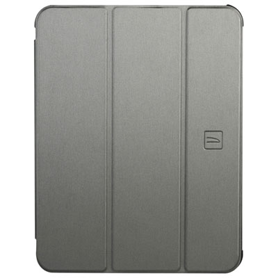 Tucano Milano Italy Satin Folio Case for iPad 11" (A16) / iPad 10.9 (10th Gen) - Grey