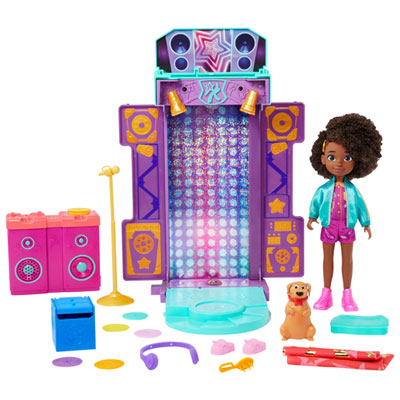 Image of Mattel Karma World Bedroom to Stage Doll Playset