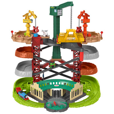 Image of Mattel Thomas & Friends Trains & Cranes Super Tower Toy Playset