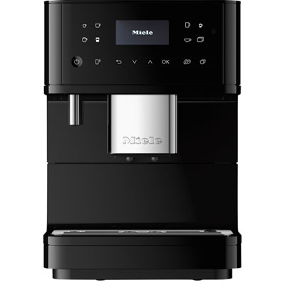Image of Miele CM 6160 Milk Perfection Countertop Coffee and Espresso Machine - Obsidian Black