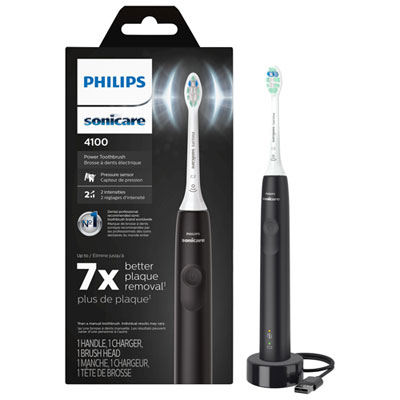Image of Philips Sonicare 4100 Electric Toothbrush (HX3681/24) - Black