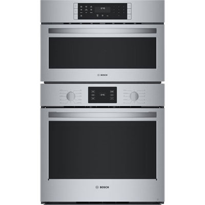 Open Box - Bosch 30" 4.6 CuFt Double Electric Wall Oven (HBL5754UC) - Stainless Steel - Perfect Condition