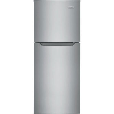 "Open Box - Frigidaire 24"" Top Freezer Refrigerator (FFET1022UV) - Brushed Steel - Perfect Condition"