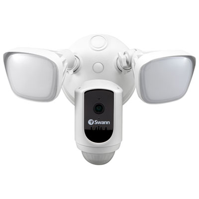 Swann Semi-Wireless Indoor/Outdoor 1080p HD Floodlight Security Camera - White Great security camera and food light