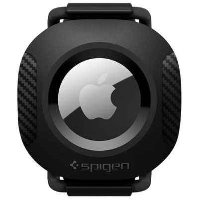 Image of Spigen ComforTag Pet Collar Holder for Apple AirTag - Black