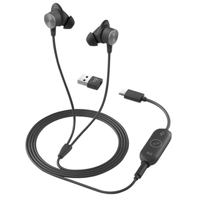 Image of Logitech Zone UC In-Ear Headphones - Graphite