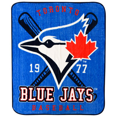 Image of Nemcor Fleece Plush Blanket - Toronto Blue Jays