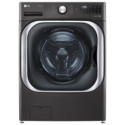 LG 6.0 Cu. Ft. High Efficiency Front Load Steam Washer (WM8900HBA) - Black Steel The Best !