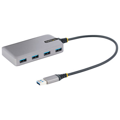 Concentrateur Usb 3.0 À 4 Ports De Startech (5G4Ab-Usb-A-Hub) - Gris Cosmique