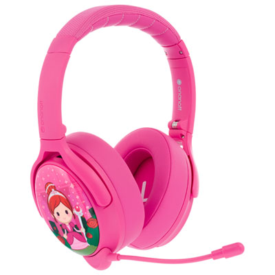 BuddyPhones Cosmos+ (Plus) Over-Ear Noise Cancelling Bluetooth Kids Headphones - Pink I kept them for myself even though is for kids but they are so comfortable soft and doesn't hurt my ears