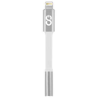 LOGiiX Lightning to 3.5mm Headphone Jack Adapter (LGX-12822) - White 