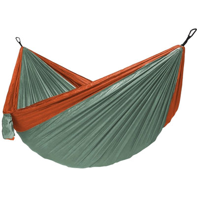 Hurley UNO Outdoor Hammock - Green/Orange