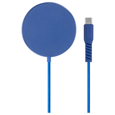 Image of LOGiiX Piston Connect 15W Wireless Charging Pad with MagSafe - Blue