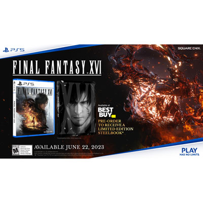 Image of Final Fantasy XVI with SteelBook (PS5)