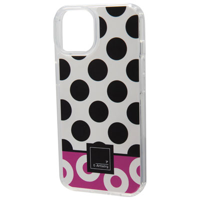 E-Artistry Lottie Dottie Fitted Hard Shell Case for iPhone 14 - Watermelon/Pink