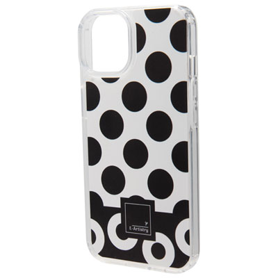 Image of E-Artistry Lottie Dottie Fitted Hard Shell Case for iPhone 14 - Black Currant