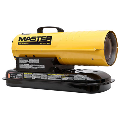 Image of Master Kerosene Diesel Air Heater - 80,000 BTU - Yellow