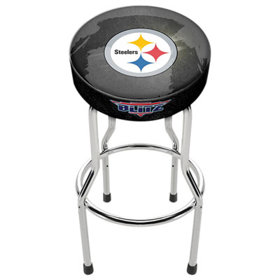 Image of Arcade1Up Pittsburgh Steelers Adjustable Height Arcade Stool
