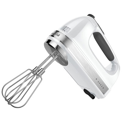 Image of KitchenAid 9-Speed Hand Mixer (KHM926WH) - White