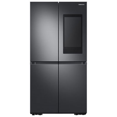 "Open Box - Samsung Family Hub 36"" 22.8 Cu. Ft. French Door Refrigerator (RF23A9771SG) -Black Stainless -Scratch & Dent"