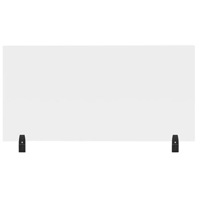 Luxor Reclaim Acrylic Tabletop Sneeze Guard Desk Divider (DIVTT-3024C) - 30" x 24" - Clear