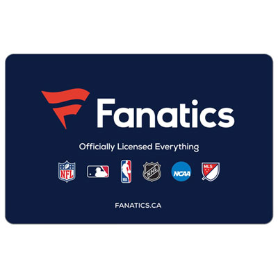 Fanatics Gift Card - $25 - Digital Download