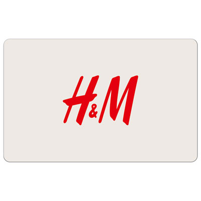 H&M Gift Card - $100 - Digital Download
