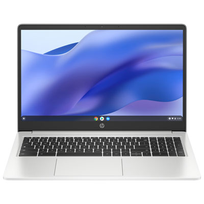 Image of HP 15.6   Chromebook - Mineral Silver (Intel Celeron N4500/128GB/8GB RAM/Chrome OS)